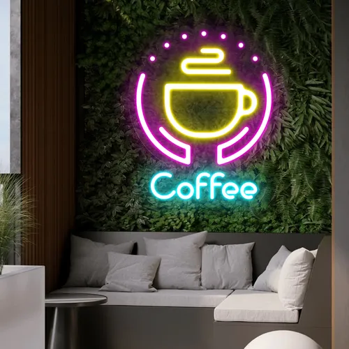 Captivating Coffee Neon Sign - Imprint Now - UK