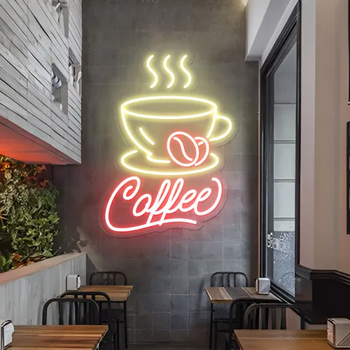 Classy Gleam Coffee Neon Sign - Imprint Now - UK