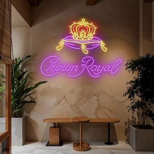 Crown Royal Neon Sign - Imprint Now - UK