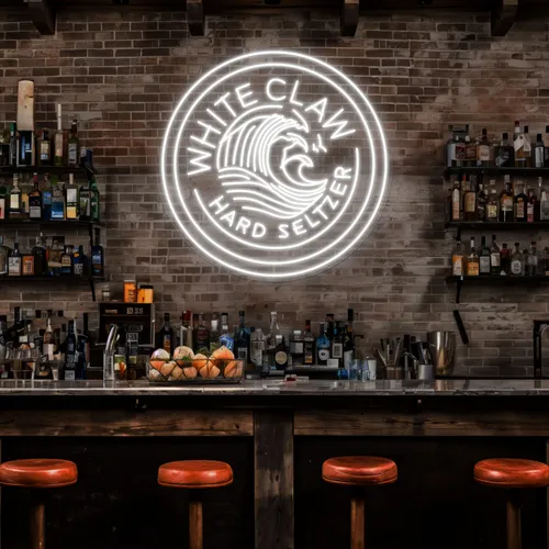 White Claw Neon Sign - Imprint Now - UK