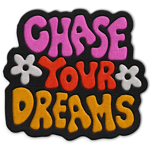 Chase Your Dreams Hat Patch - Imprint Now - UK