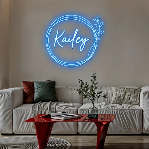 Boho Kailey Name Neon Sign - Imprint Now - UK
