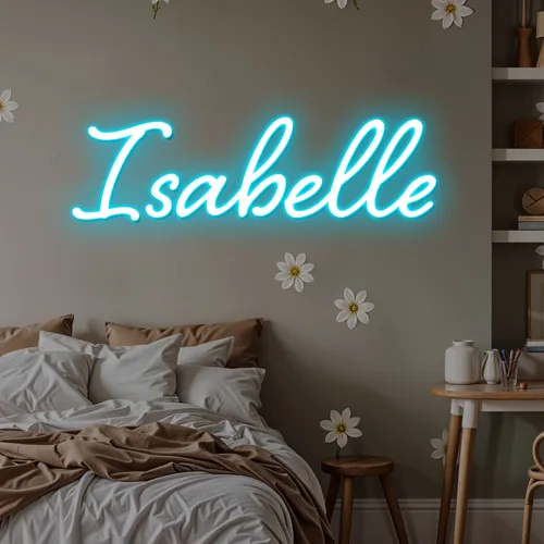 Isabelle Neon Sign - Imprint Now - UK