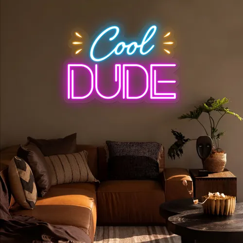 Cool Dude Neon Sign - Imprint Now - UK