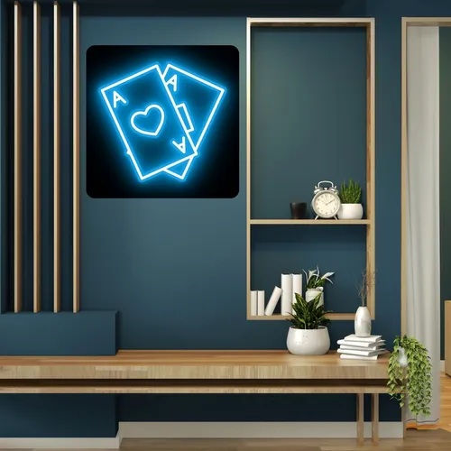 Ace in Black Neon Sign - Imprint Now - UK
