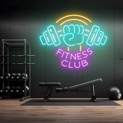 Barbell Neon Signs - Imprint Now - UK