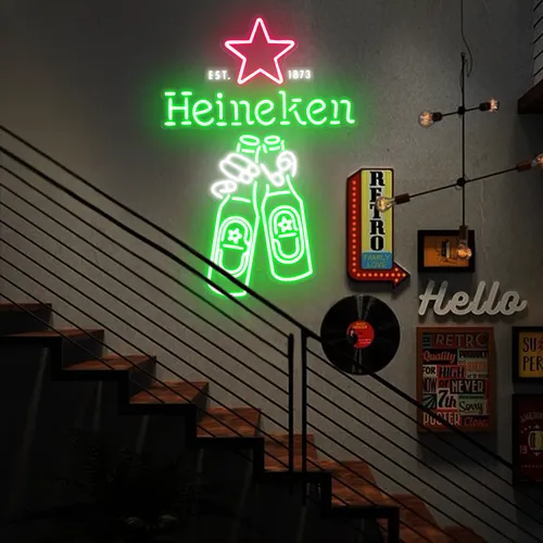 Heineken Neon Signs - Imprint Now - UK