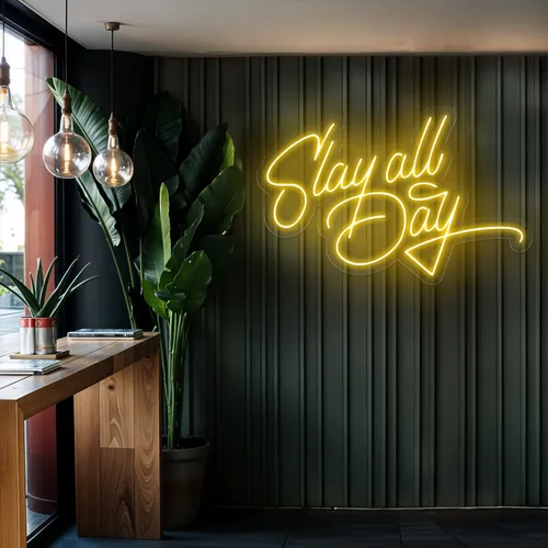 Slay All Day Neon Sign - Imprint Now - UK