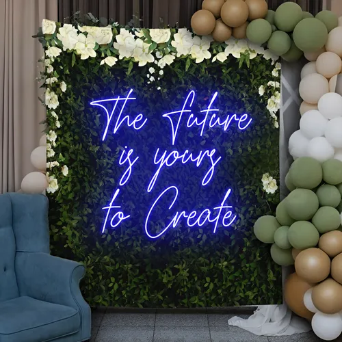 Motivating The Future is Yours to Create Neon Sign - Imprint Now - UK