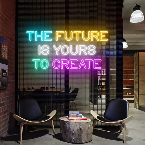 Limitless The Future is Yours to Create Neon Sign - Imprint Now - UK
