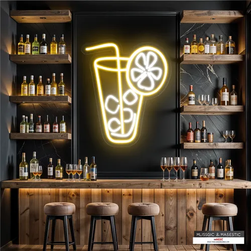 Tropical Glass Neon Sign - Imprint Now - UK