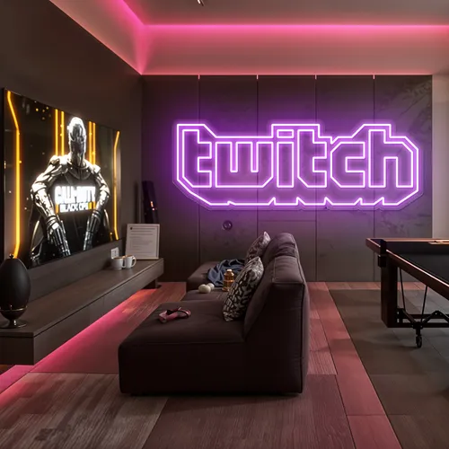 Twitch Streamer Neon Sign - Imprint Now - UK