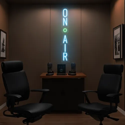 On Air Vertical Neon Sign - Imprint Now - UK