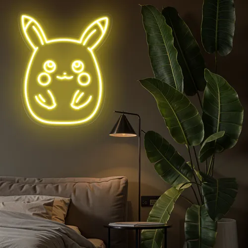 Cute Pikachu Neon Sign - Imprint Now - UK