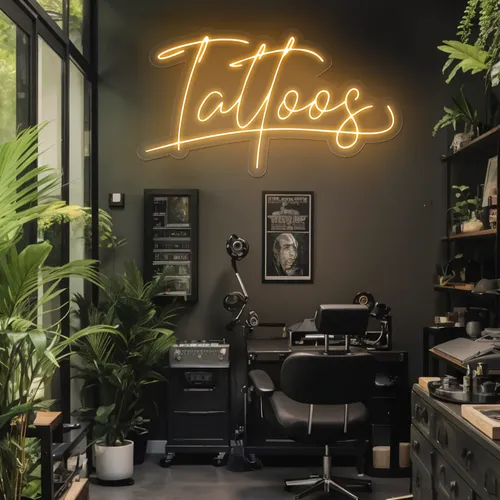 Glow Ink Tattoos Neon Sign - Imprint Now - UK