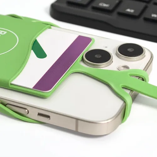 Lanyard Silicone Phone Wallet Holder - Imprint Now - UK