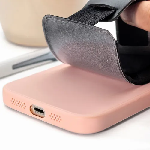 Leather Phone Wallet with Hand Grip - Imprint Now - UK