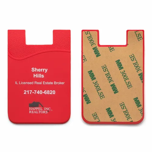 Silicone Phone Wallet Card Holder - Imprint Now - UK
