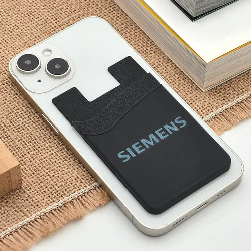 Silicone Phone Wallet Dual Card Holder - Imprint Now - UK