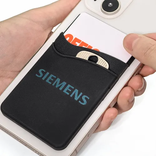 Silicone Phone Wallet Dual Card Holder - Imprint Now - UK