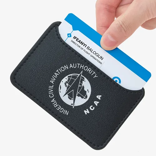 Leather Phone Wallet with Top Slit - Imprint Now - UK