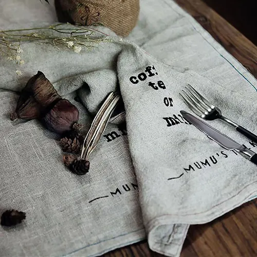 Linen Towels - Imprint Now - UK