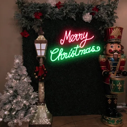 Merry Christmas Script Neon Sign - Imprint Now - UK