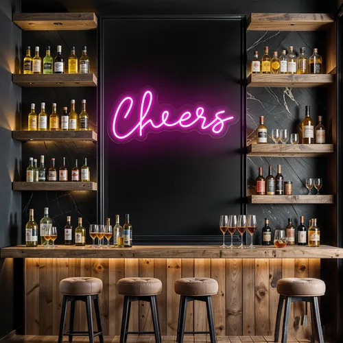 Mini Cheers Neon Sign - Imprint Now - UK