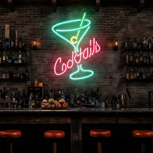 Cocktails Neon Sign - Imprint Now - UK