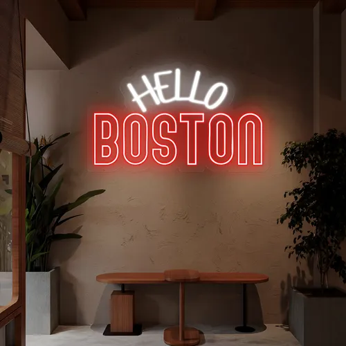 Neon Signs Boston - Imprint Now - UK