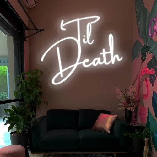 Til Death Neon Signs - Imprint Now - UK