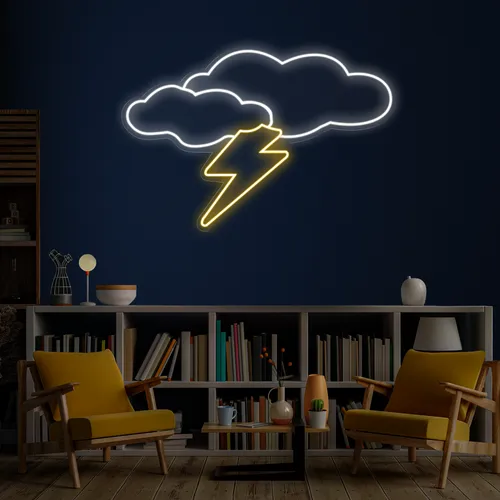 Thunder Cloud Neon Sign - Imprint Now - UK