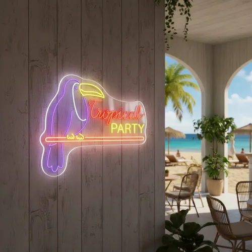 Tropical Party Neon Sign - Imprint Now - UK