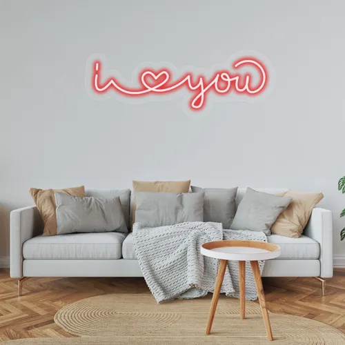 Custom I Love You Neon Sign