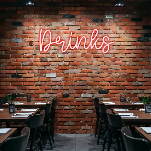 Custom Drink Neon Sign - Imprint Now - UK
