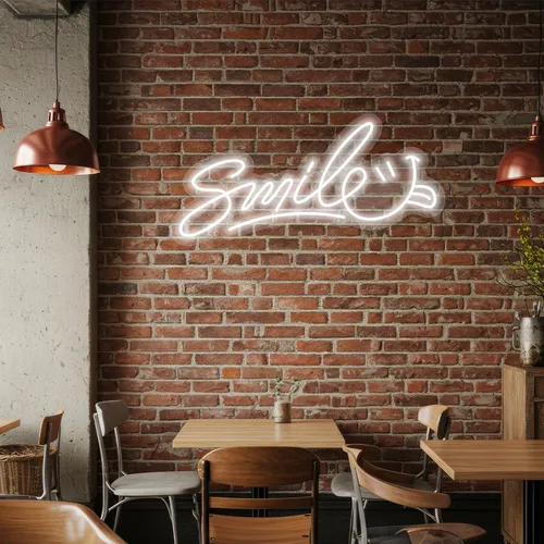 Custom Smile Neon Signs