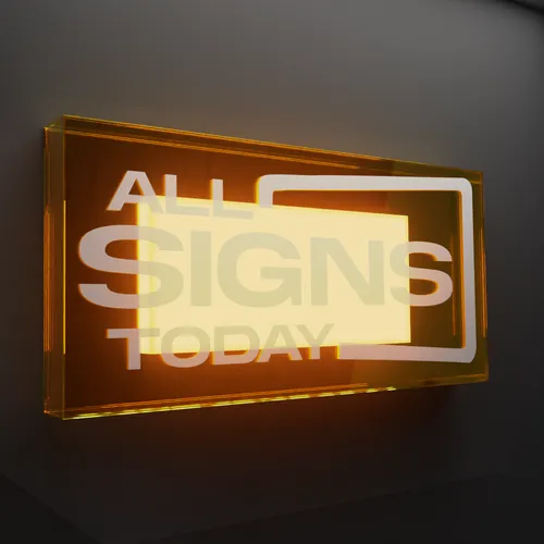 Full Lit Acrylic Box - Imprint Now - UK