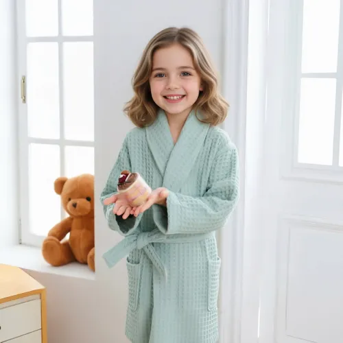 Custom Kids Waffle Robes - Imprint Now - UK