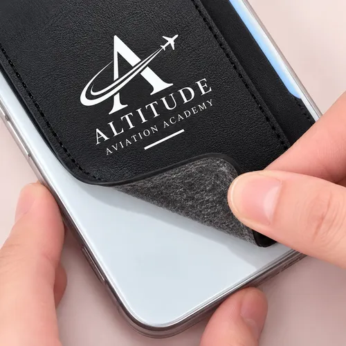Leather Phone Wallet with Side Slit - Imprint Now - UK