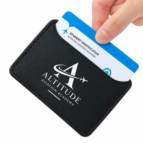 Leather Phone Wallet with Side Slit - Imprint Now - UK