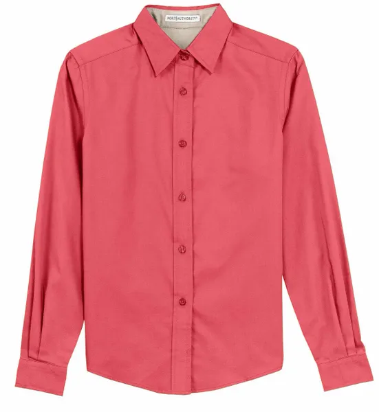 Port Authority Women's Long Sleeve Easy Care Shirt. L608 - Imprint Now - UK