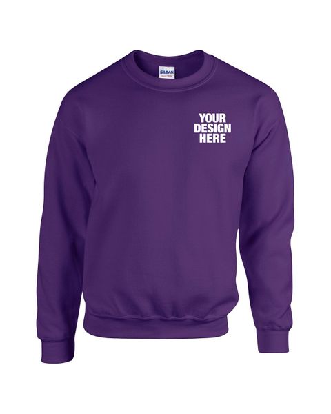 Gildan Adult Heavy Blend Adult 227 g, 50/50 Fleece Crew - Imprint Now - UK