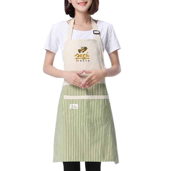 Apron with Happy Bear Patch - Imprint Now - UK