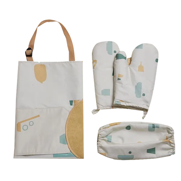 Striped Three-Piece Apron - Imprint Now - UK