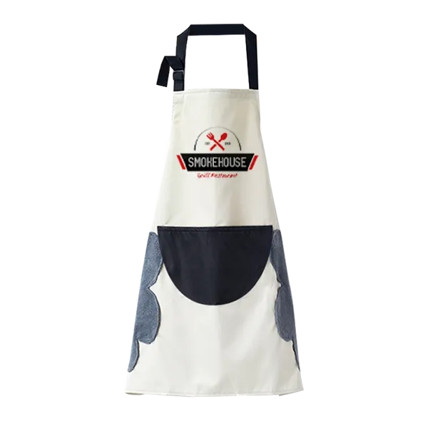 Floral Apron with Hand Wiping Pockets - Imprint Now - UK