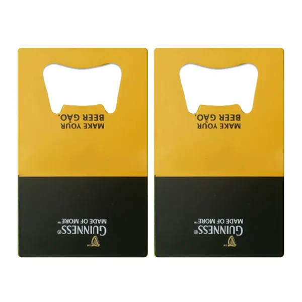 Two-Tone Card Bottle Opener - Imprint Now - UK