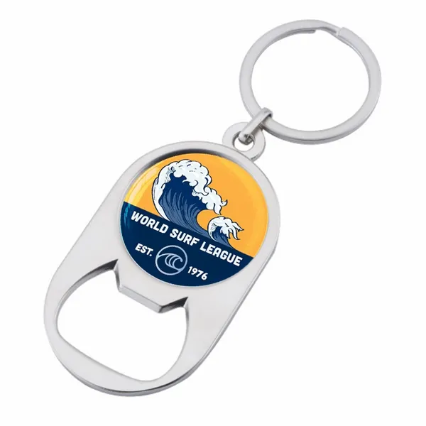Multiuse Alloy Bottle Opener Keychain - Imprint Now - UK