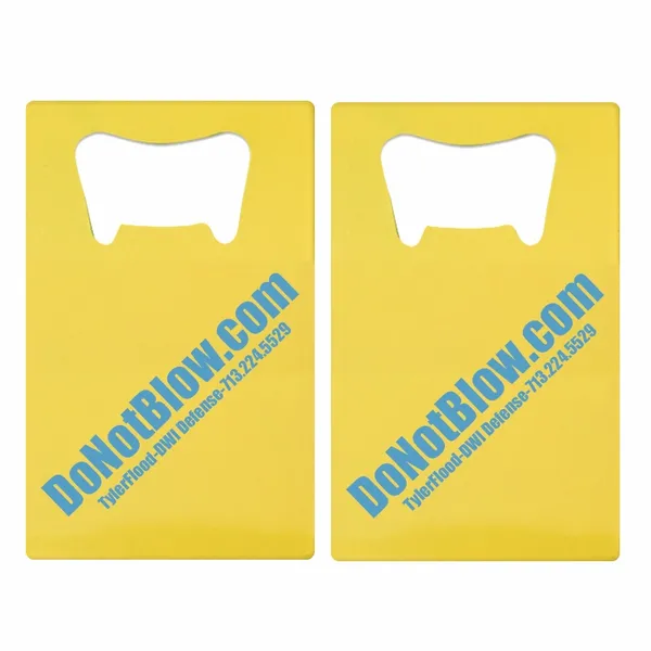 Printed Simple Card Bottle Opener - Imprint Now - UK