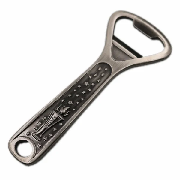 Antique Silver Bottle Opener - Imprint Now - UK