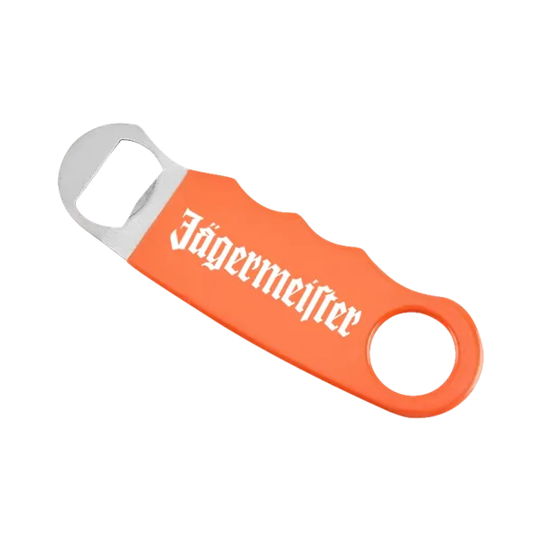 Orange Hand Grip Flat Bottle Opener - Imprint Now - UK